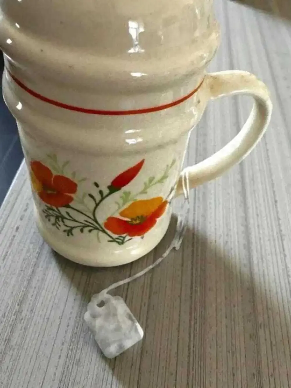Salt & Pepper Shakers: Vintage California Poppy Stoneware (1970s Boho Style)